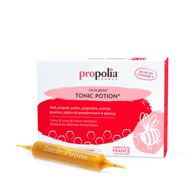 Tonic Potion - Propolis, Miel, Pollen, Gingembre & Acérola - Propolia