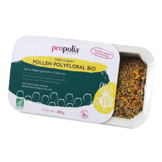 Organic dry polyfloral pollen