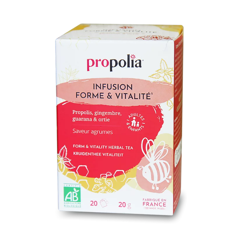 Infusion Forme & Vitalité Bio Propolis & Plantes - Propolia