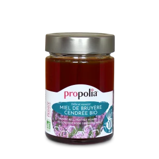 Miel de bruyère cendrée bio français Propolia
