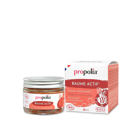 baume actif propolis miel karité