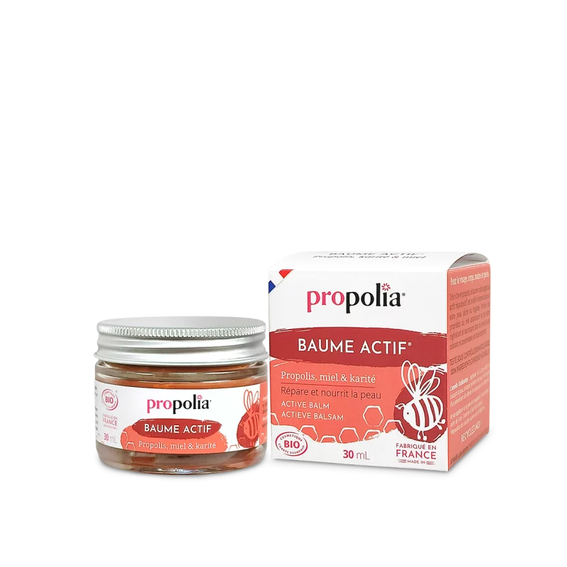 Baume Actif Bio Propolis Karité Miel - Propolia