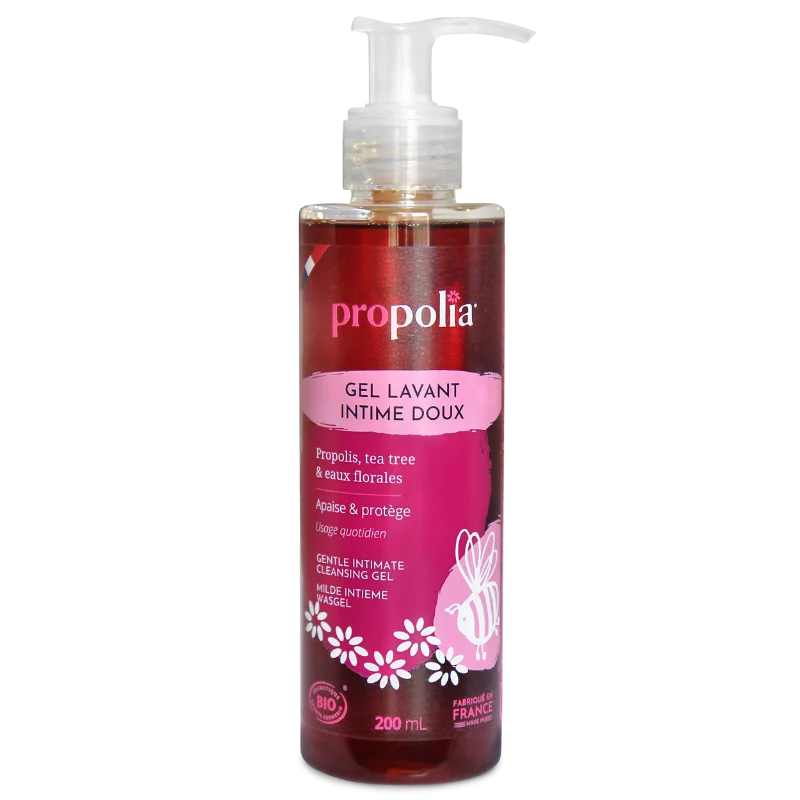 Gel lavant intime doux certifié Bio - Propolis & Tea tree - Propolia